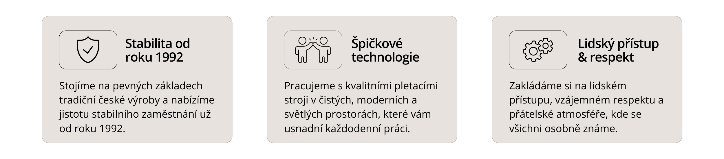 Proč pracovat u nás v Czech Socks
